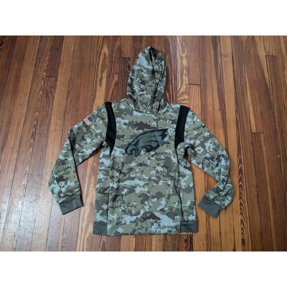Nike Salute to Service Camo Hoodie Womens Large 14-16 in good condition. - Picture 1 of 6
